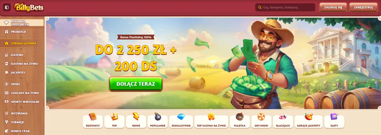 Strona główna Billybets Casino